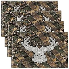 Deer table mats for sale  Delivered anywhere in UK