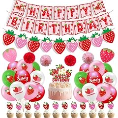 Strawberry 1st birthday for sale  Delivered anywhere in UK