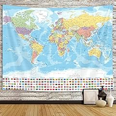 Map tapestry wall for sale  Delivered anywhere in USA 