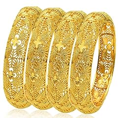 Dubai gold bangles for sale  Delivered anywhere in UK