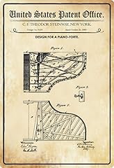 Plaque métallique steinway d'occasion  Livré partout en France