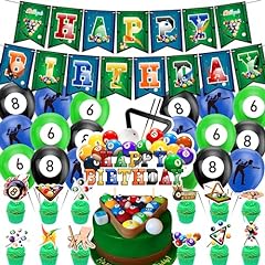 Billiards party decorations for sale  Delivered anywhere in UK