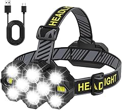Head torch rechargeable for sale  Delivered anywhere in UK
