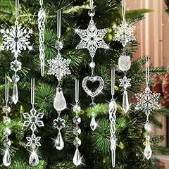 Crystal ornaments christmas for sale  Delivered anywhere in USA 