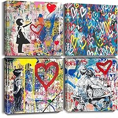 Biufo banksy canvas for sale  Delivered anywhere in USA 