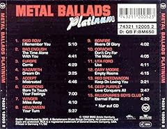 Metal ballads platinum gebraucht kaufen  Wird an jeden Ort in Deutschland