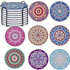 Mandala coasters set for sale  Delivered anywhere in UK