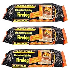 Flamefast smokeless firelogs for sale  Delivered anywhere in UK