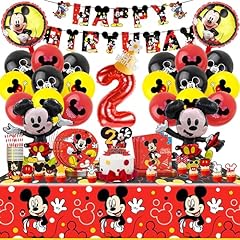 Kit compleanno topolino usato  Spedito ovunque in Italia 