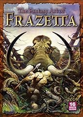 2019 The Fantasy Art of Frazetta 16-Month Wall Calendar: for sale  Delivered anywhere in Canada