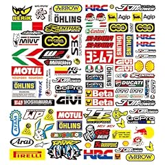 90pcs motorcycle stickers for sale  Delivered anywhere in UK