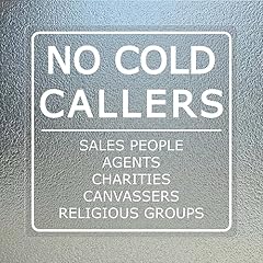 Cold calling sign for sale  Delivered anywhere in UK