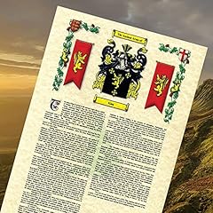 Coat arms surname for sale  Delivered anywhere in UK