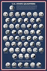 State quarters poster for sale  Delivered anywhere in USA 