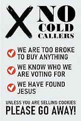 Cold callers know for sale  Delivered anywhere in UK