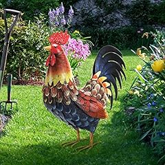 Rooster Decor Garden Statue Chicken Yard Art Sculpture for sale  Delivered anywhere in Canada