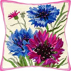 Brvsk floral needlepoint for sale  Delivered anywhere in USA 