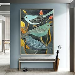 Toile peinture oiseaux d'occasion  Livré partout en France