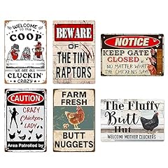 Metal signs chicken for sale  Delivered anywhere in USA 