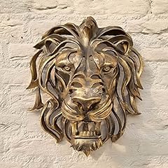 Testa leone scultura usato  Spedito ovunque in Italia 