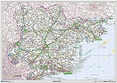 Essex county map for sale  Delivered anywhere in UK