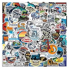 100pcs fishing stickers for sale  Delivered anywhere in UK