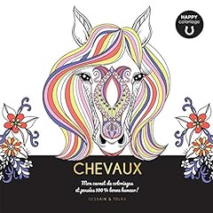 Chevaux happy coloriage d'occasion  Livré partout en France