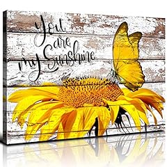 Rustic sunflower wall for sale  Delivered anywhere in USA 
