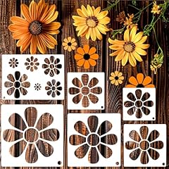 Large flower stencils for sale  Delivered anywhere in UK