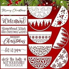 Christmas stencils painting for sale  Delivered anywhere in USA 