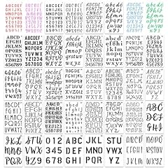 Pieces letter stencils for sale  Delivered anywhere in USA 