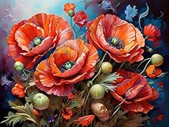 Poppy flowers paint for sale  Delivered anywhere in UK