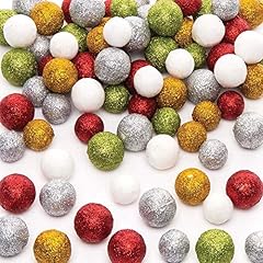 Palline glitterate polistirolo usato  Spedito ovunque in Italia 