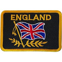 Embroidered england flag for sale  Delivered anywhere in UK