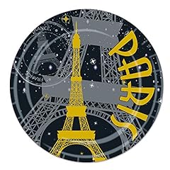 Beistle paris plates for sale  Delivered anywhere in USA 