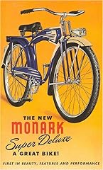 Monark bike advertisement for sale  Delivered anywhere in USA 