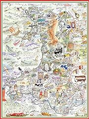 Comical map wales for sale  Delivered anywhere in UK