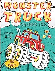 Monster truck coloring for sale  Delivered anywhere in USA 
