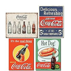 Vintage Coca Cola Tin Signs Retro Bundle - Coca Cola for sale  Delivered anywhere in Canada