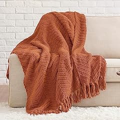 Bedsure terracotta throw for sale  Delivered anywhere in USA 