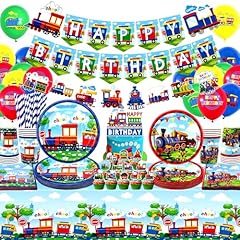 Train party decorations for sale  Delivered anywhere in UK