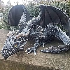 HANGHANG Resin Big Squatting Dragon Statue, Armoured for sale  Delivered anywhere in UK