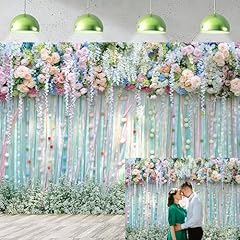 Flowers wall backdrop for sale  Delivered anywhere in UK