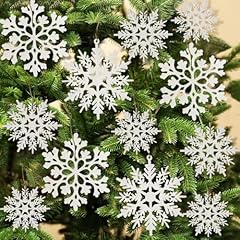 36pcs snowflakes christmas for sale  Delivered anywhere in USA 