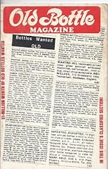 Old bottle magazine for sale  Delivered anywhere in USA 