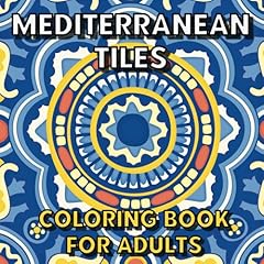 Mediterranean tiles coloring for sale  Delivered anywhere in UK
