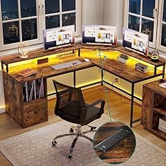 Yitahome shaped desk for sale  Delivered anywhere in USA 