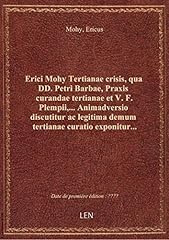 Erici mohy tertianae d'occasion  Livré partout en France