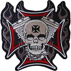 Aufnäher totenkopf motiv gebraucht kaufen  Wird an jeden Ort in Deutschland