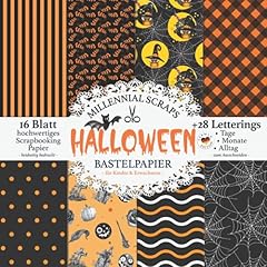 Halloween bastelpapier für d'occasion  Livré partout en France